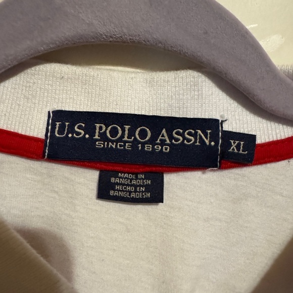 U.S. Polo Assn. Men's Blue and Gray Striped Polo Shirt Size XL - Picture 2 of 5